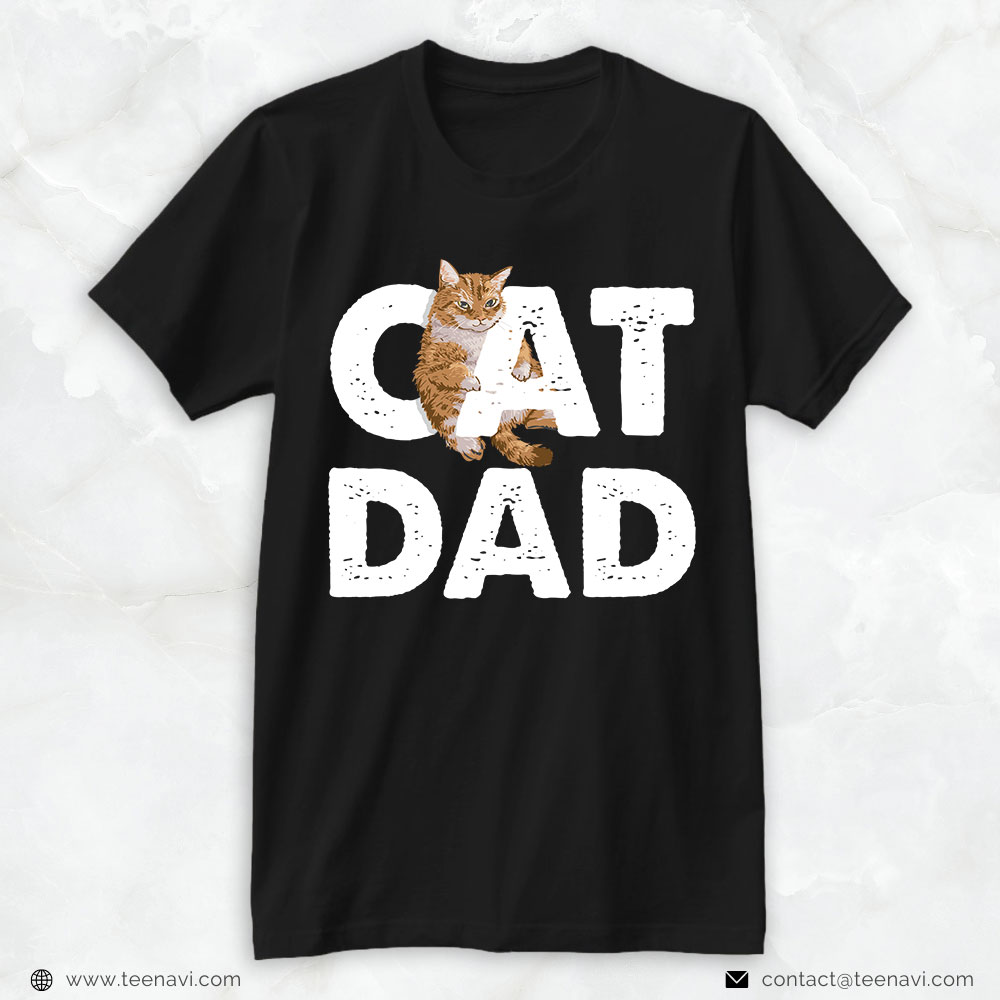 Cat Dad Shirt, Cat Dad Funny Cat