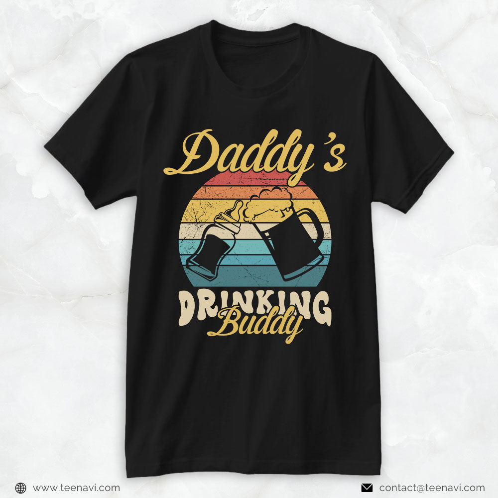 Beer Dad Shirt, Vintage Daddy's Drinking Buddy