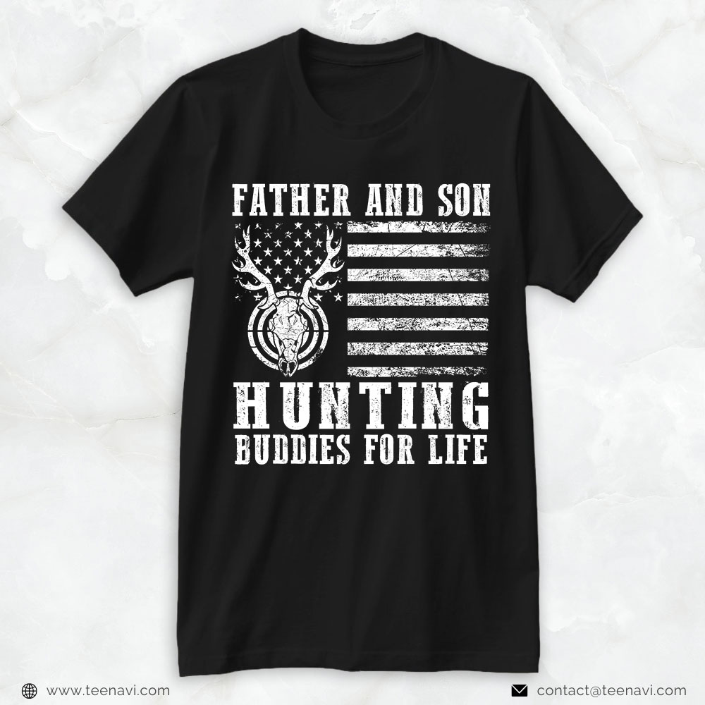 Hunting Dad Shirt, Father And Son Hunting Buddies For Life