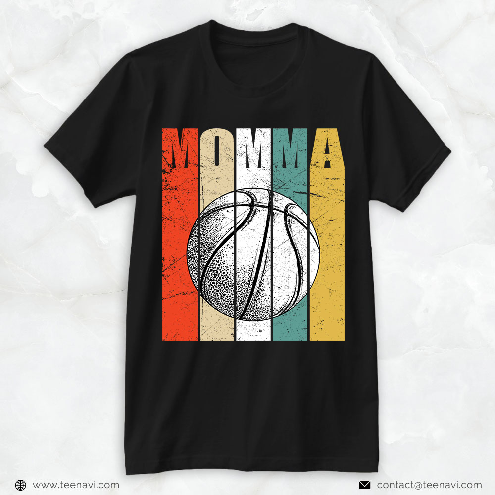 Basketball Mom Shirt, Vintage Momma Basketball Ball