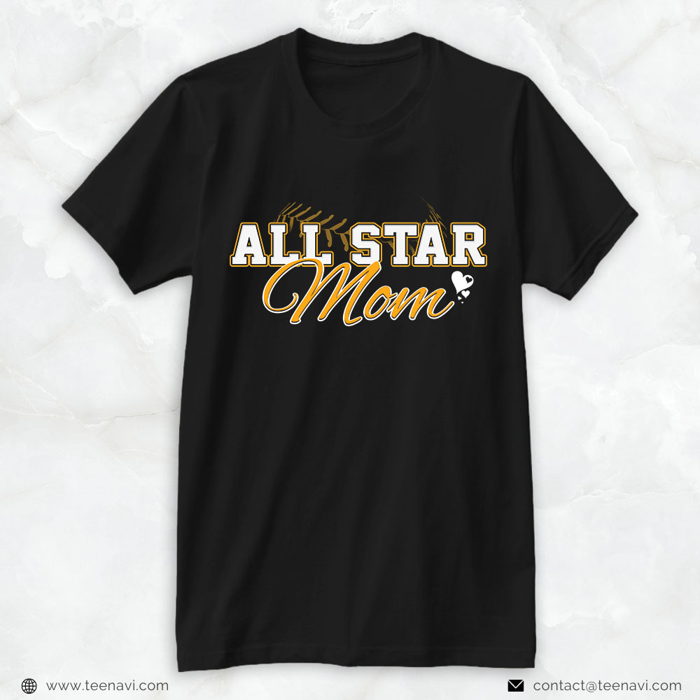 Baseball Mom Shirt, All Star Mom