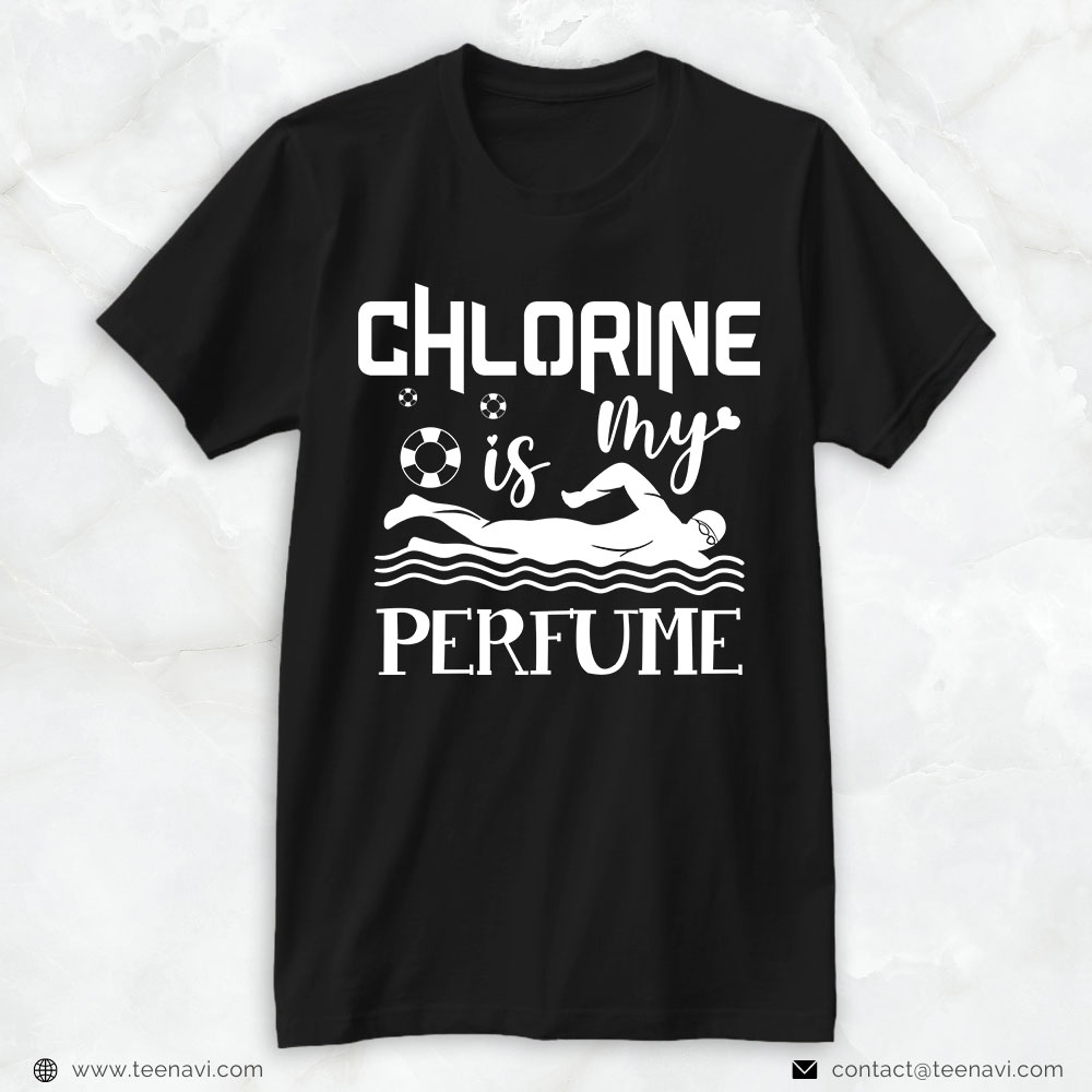 Swim Mom Shirt, Chlorine Is My Perfume