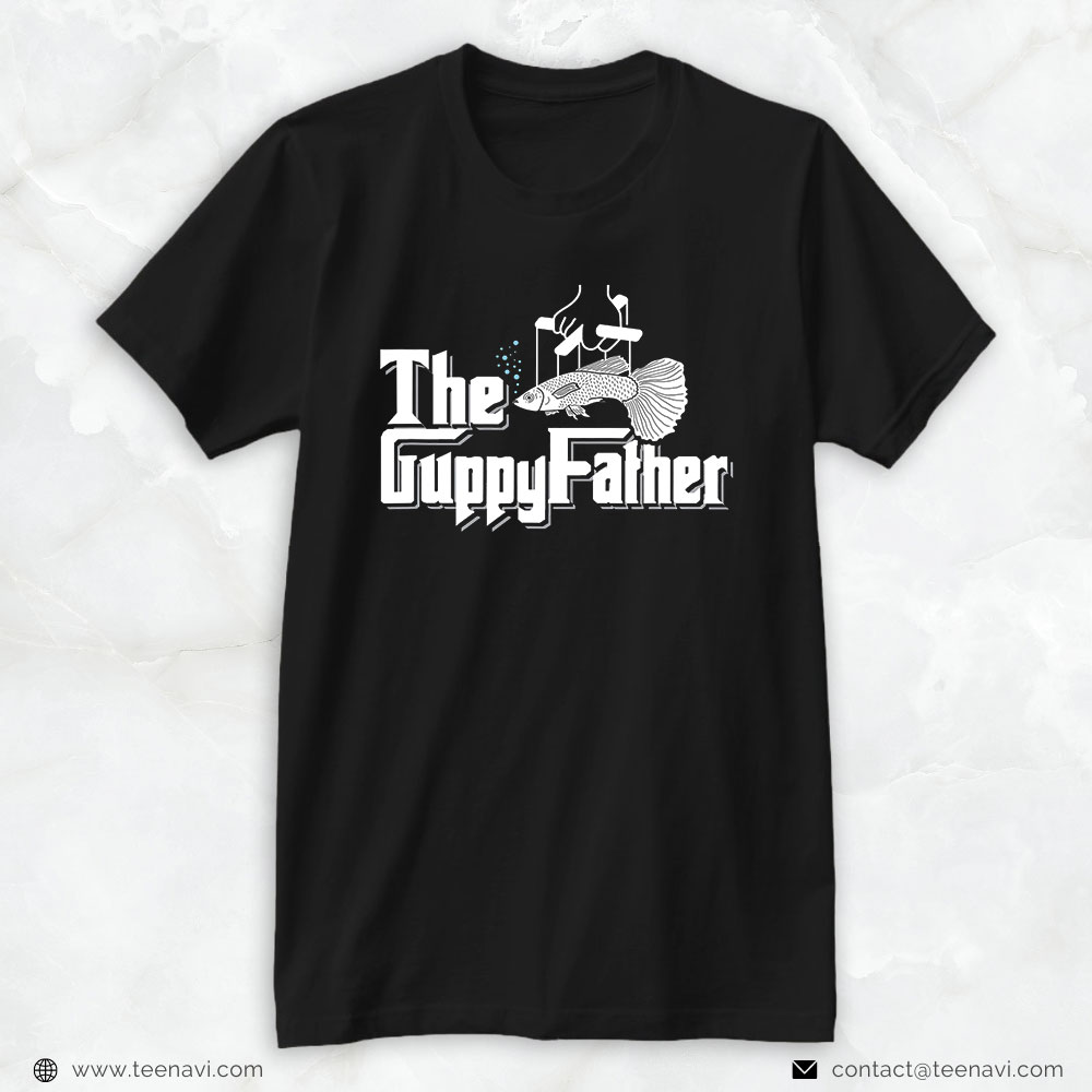 Fishing Shirt, The Guppyfather Artwork For A Guppy Fish Owner