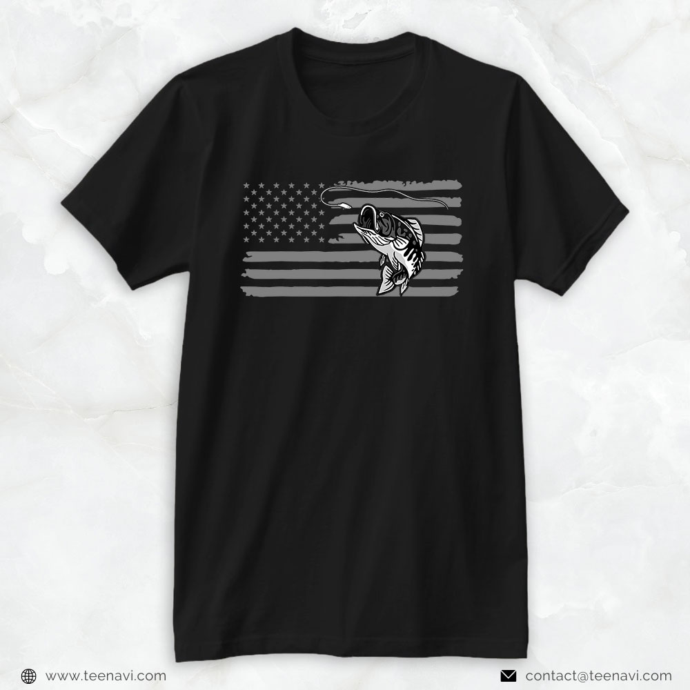 Fishing Shirt, Usa Flag Fishing Clothing Fishing American Flag