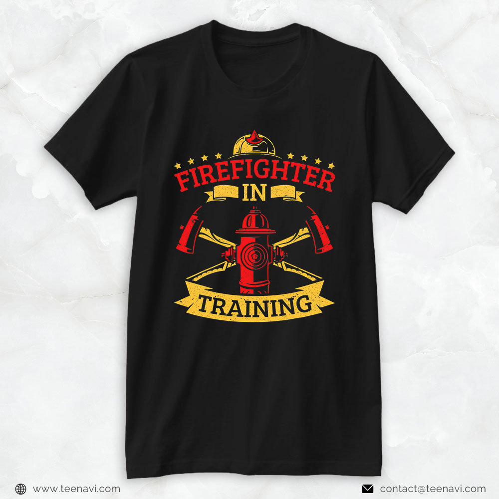 Fire Hydrant Helmet Shirt, Firefighter In Training