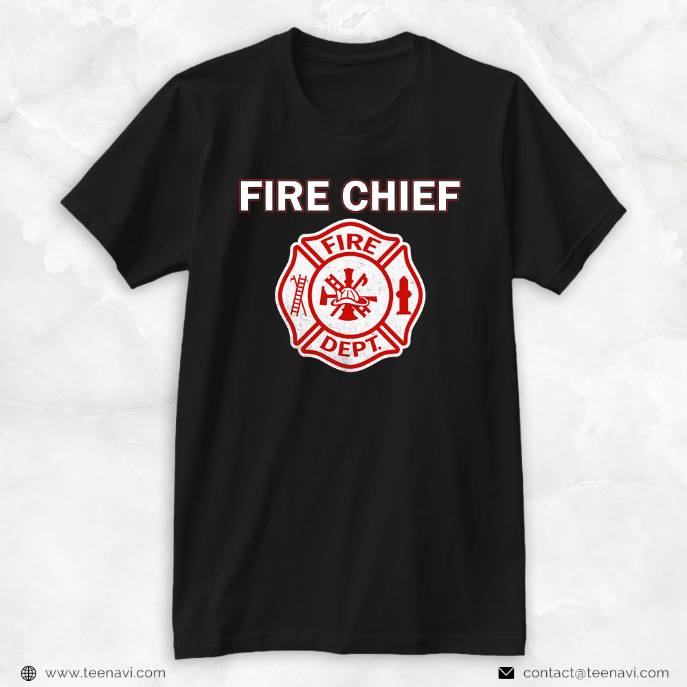 Firefighter Shirt, Fire Dept Fire Chief