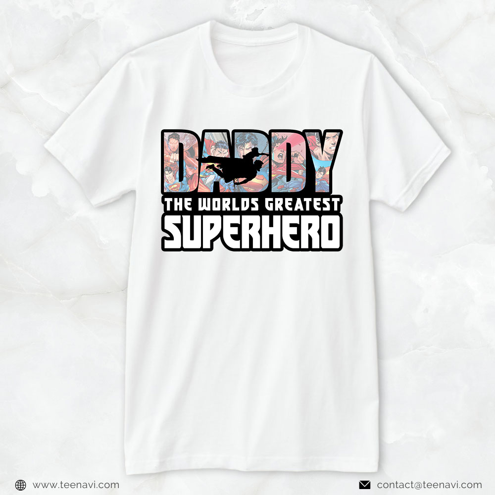 Boy Dad Shirt, Daddy The Worlds Greatest Superhero