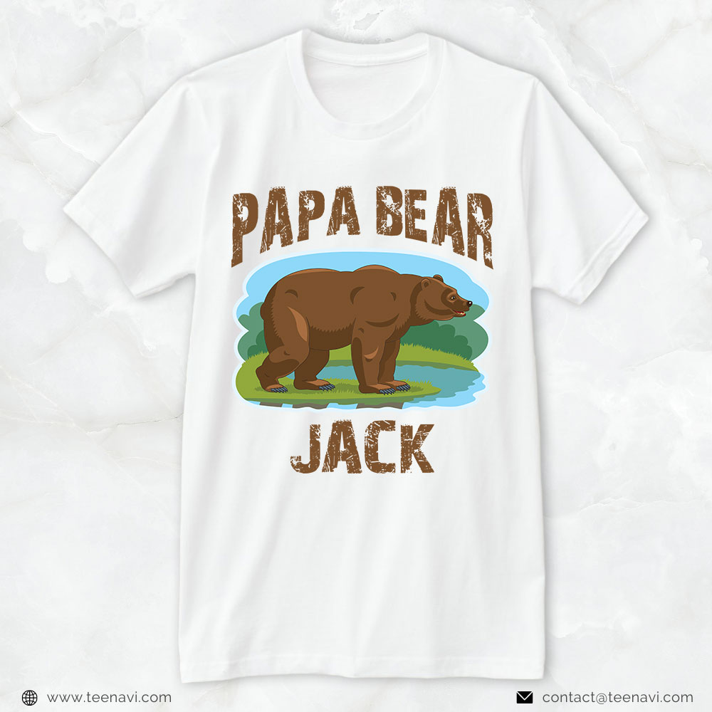 Personalized Dad Shirt, Papa Bear