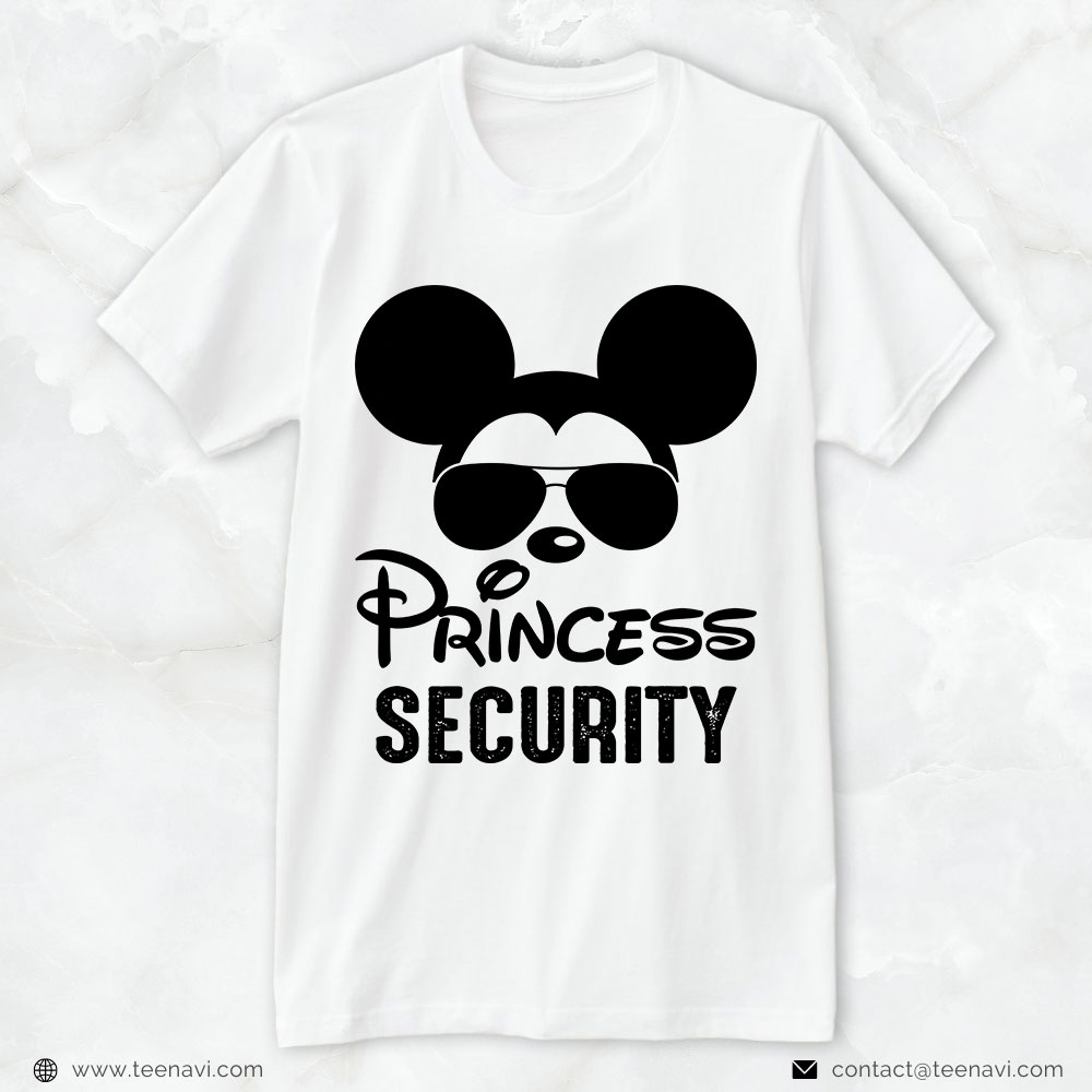 Disney Dad Shirt, Princess Security Mickey Mouse