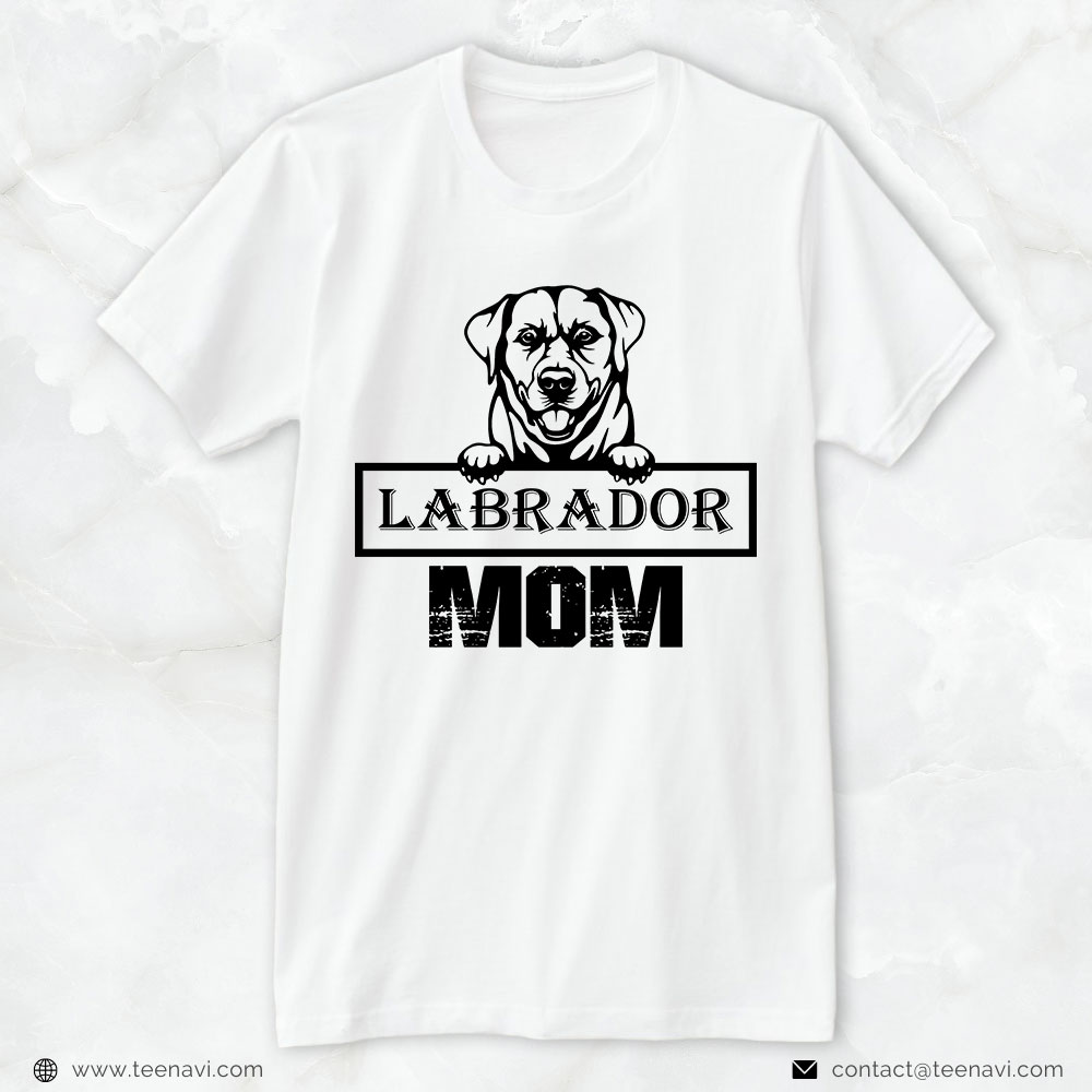 Dog Mom Shirt, Labrador Mom