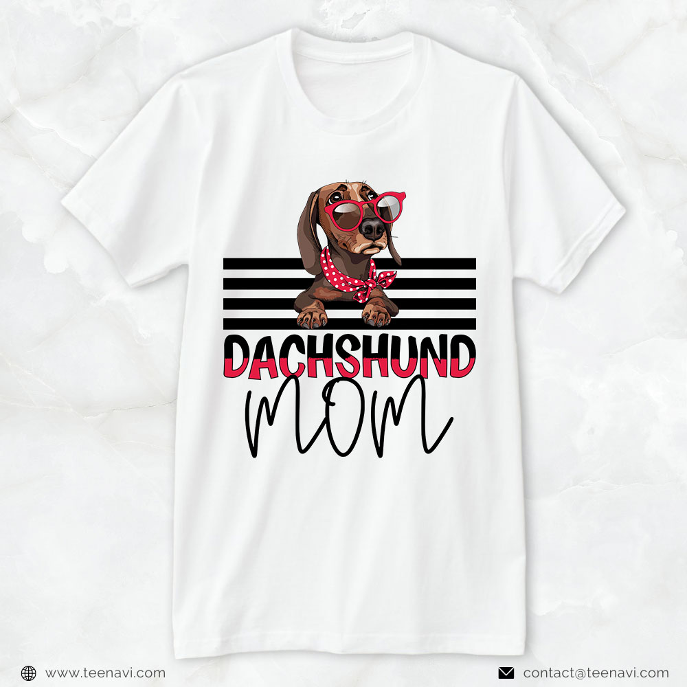 Dog Mom Shirt, Dachshund Mom
