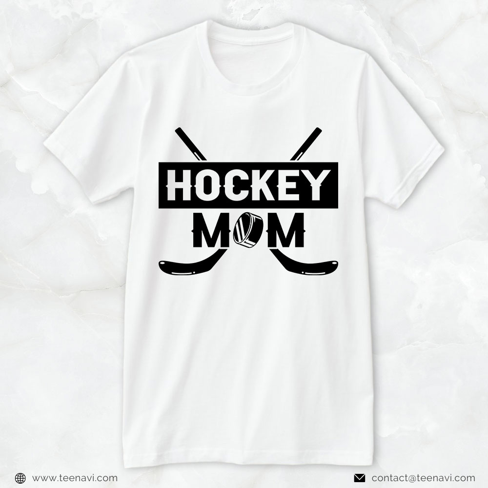 Hockey Mom Shirt, Hockey Mom Hockey Sticks And Hockey Puck