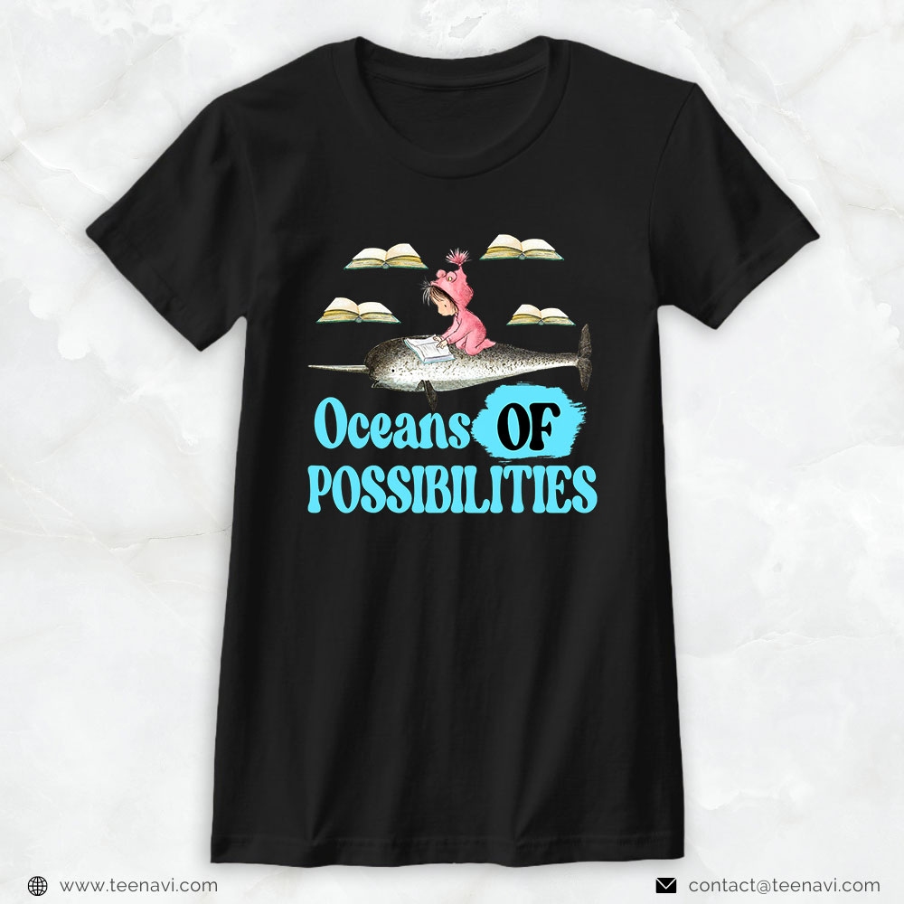 Funny Fishing Shirt, Oceans Of Possibilities Summer Reading 2022 Baby Book Fish