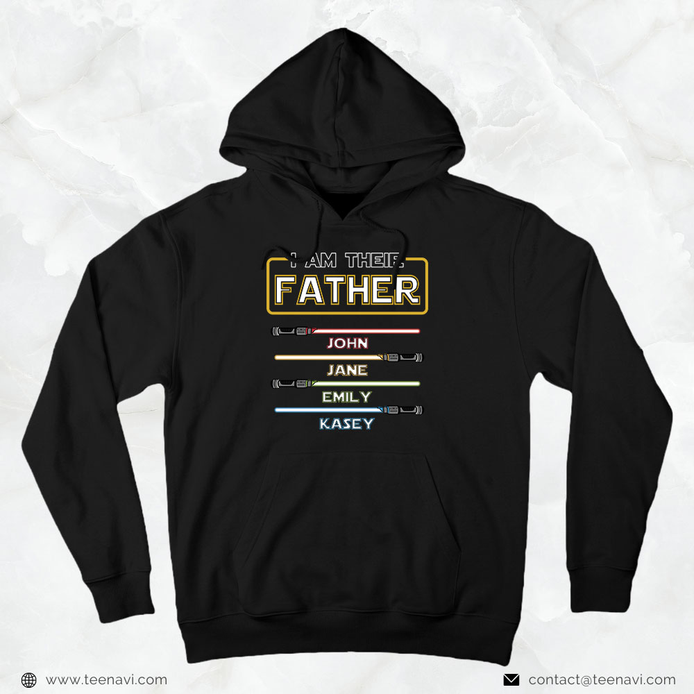 Personalized Dad Shirt, I Am Their Father Star Wars