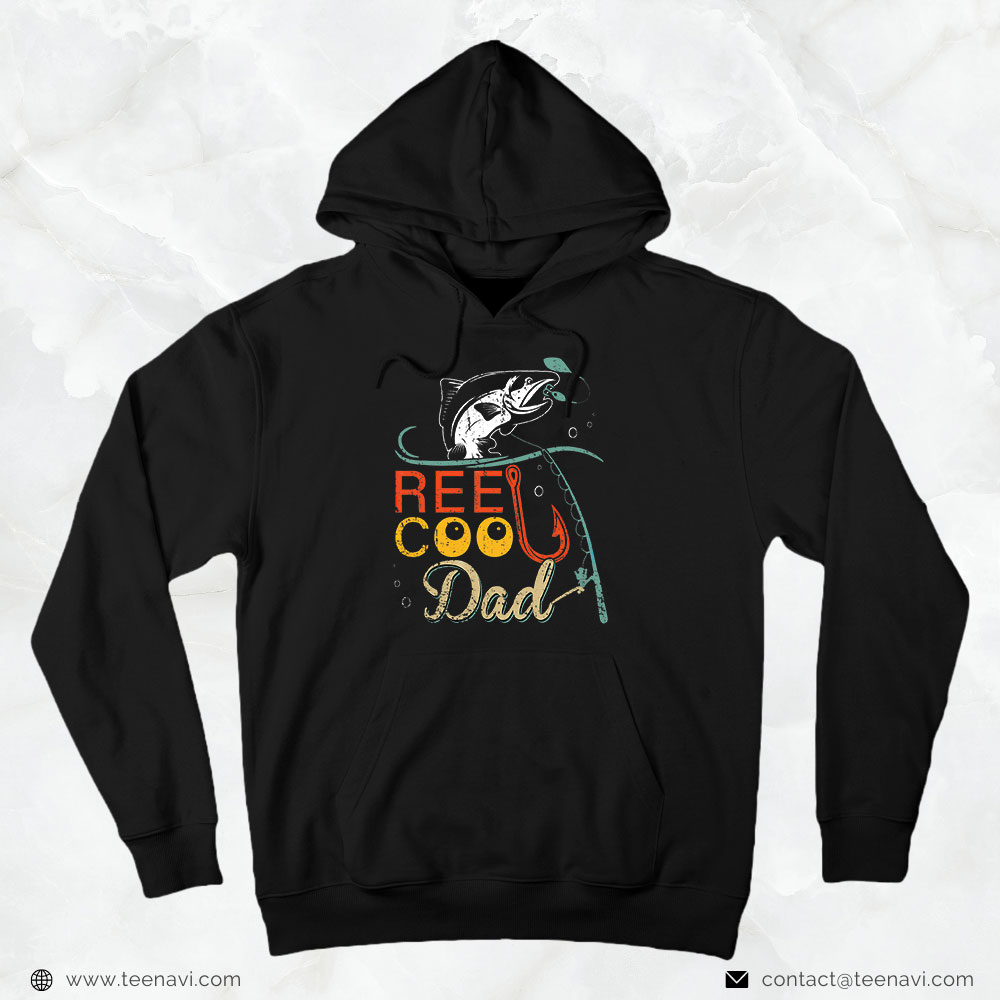 Fishing Shirt, Reel Cool Dad Funny Fishing Father's Day Fisherman Daddy