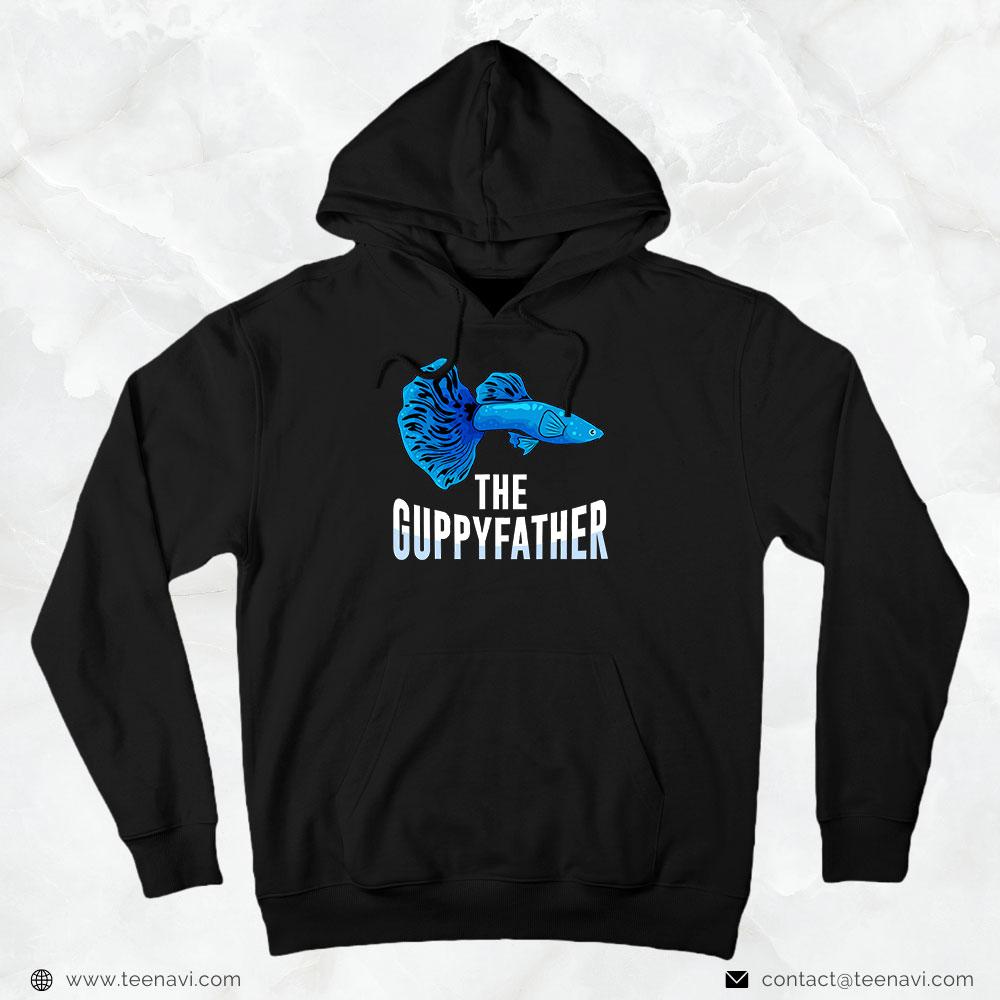 Funny Fishing Shirt, The Guppyfather Guppy Fish Owner Aquarium Aquarist
