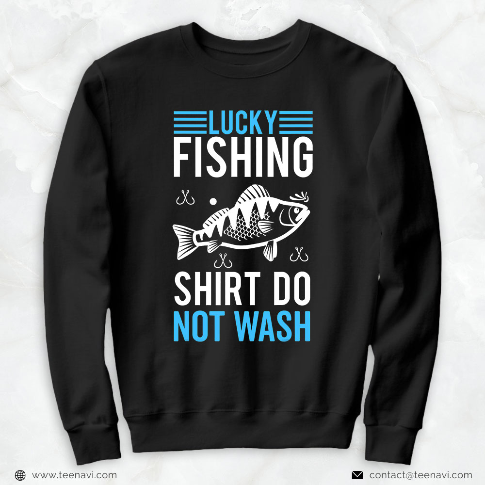 Fishing Shirt, Lucky Fishing Do Not Wash Blade Bait Jigging