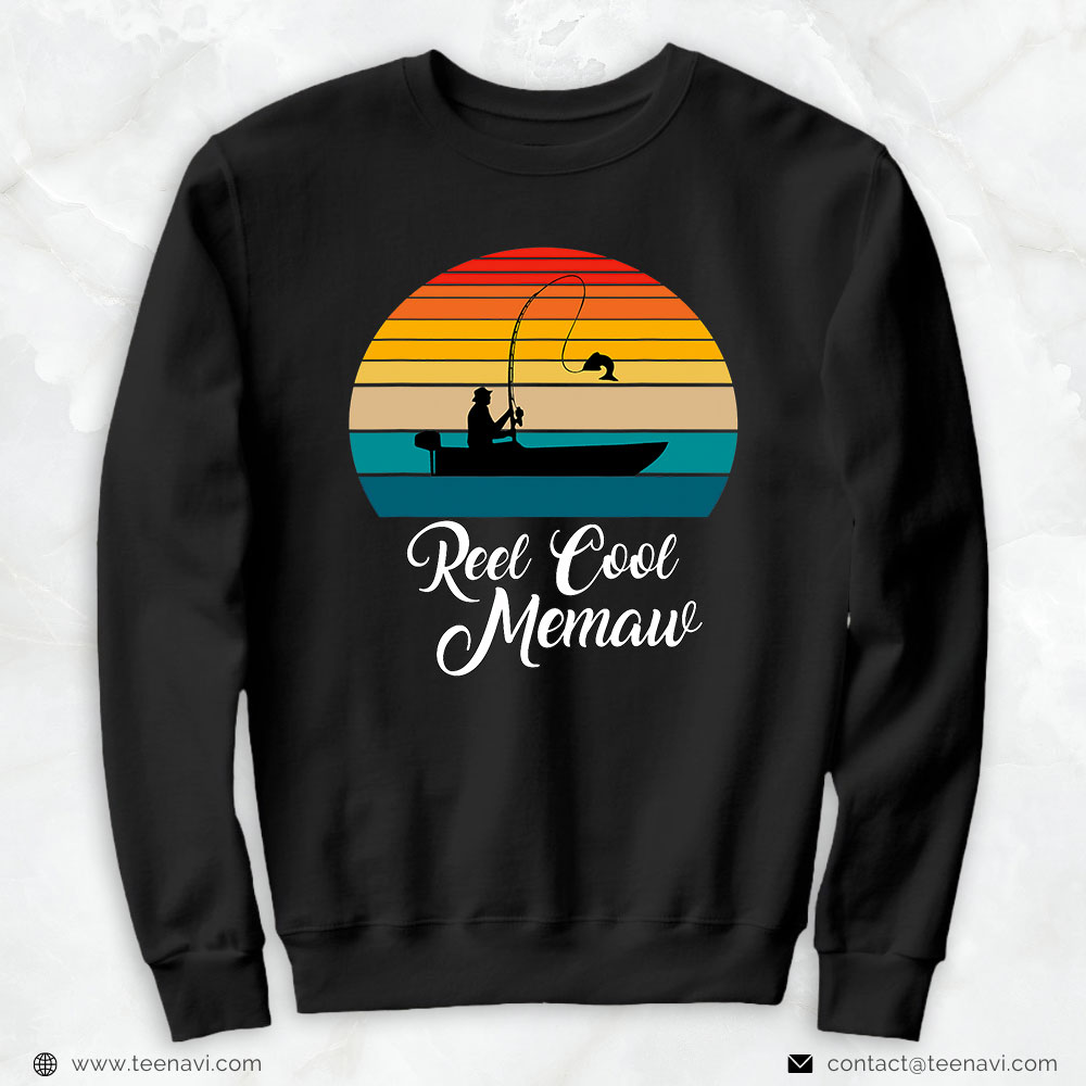 Cool Fishing Shirt, Reel Cool Memaw Fishing Gifts