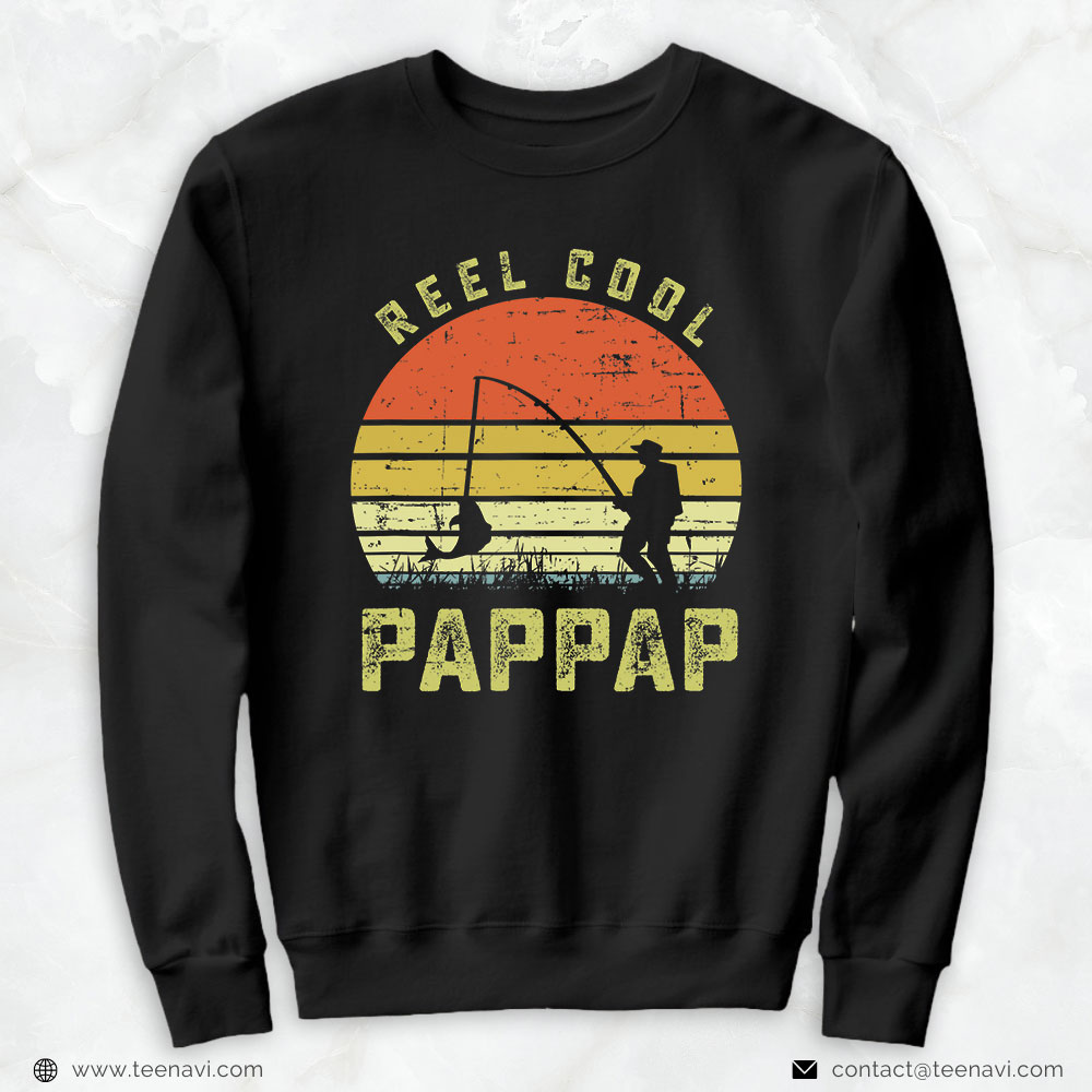 Fishing Shirt, Reel Cool Pappap Fishing Dad Gifts Father's Day Fisherman