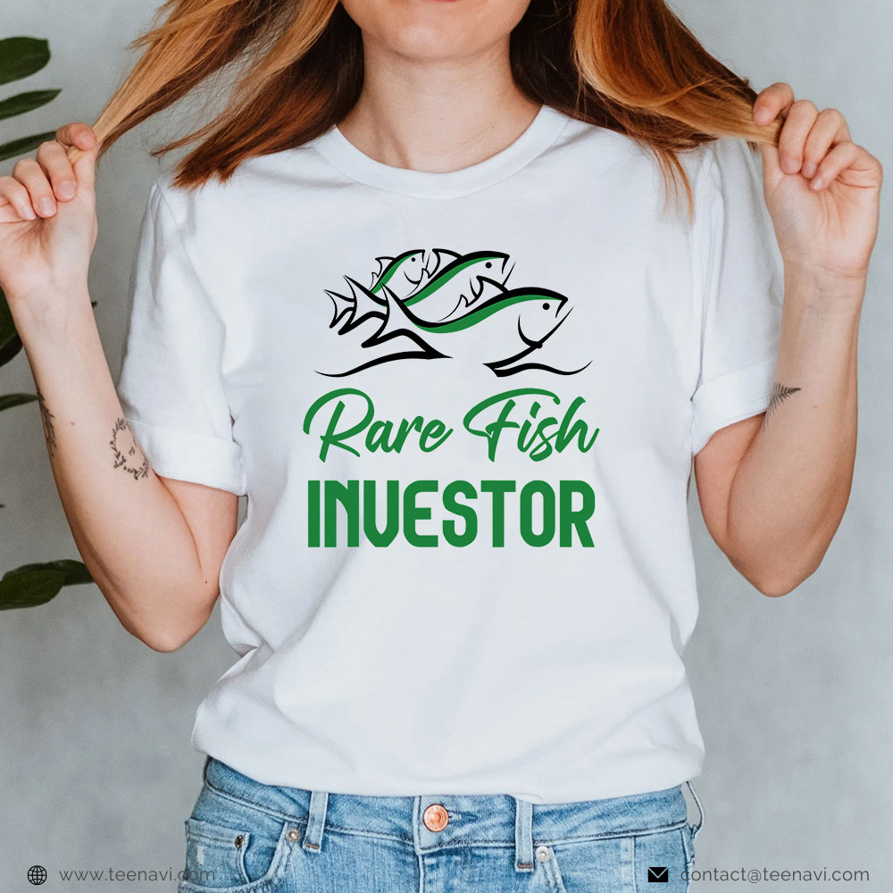 Fishing Shirt, Rare Fish Investor Meme Crypto Cryptocurrency Nft Fishing T- Shirt - TeeNavi