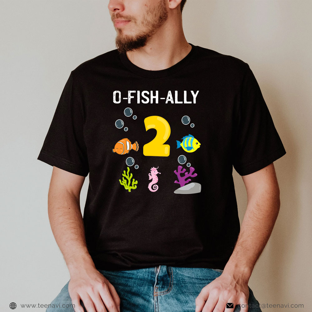  Cool Fishing Shirt, Ofishally 2 Year Old Fishing Themed 2nd Birthday Girl Boy
