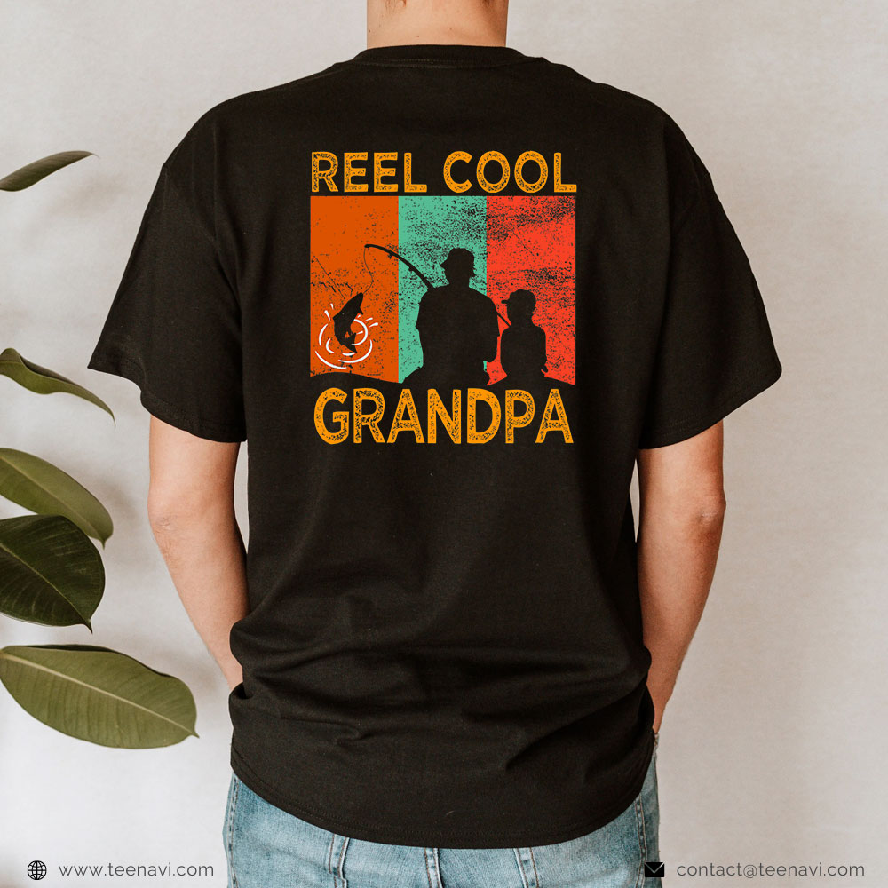Funny Fishing Shirt, Reel Cool Grandpa Fishing Daddy Vintage Grandpa  Fathers Day T-Shirt - TeeNavi