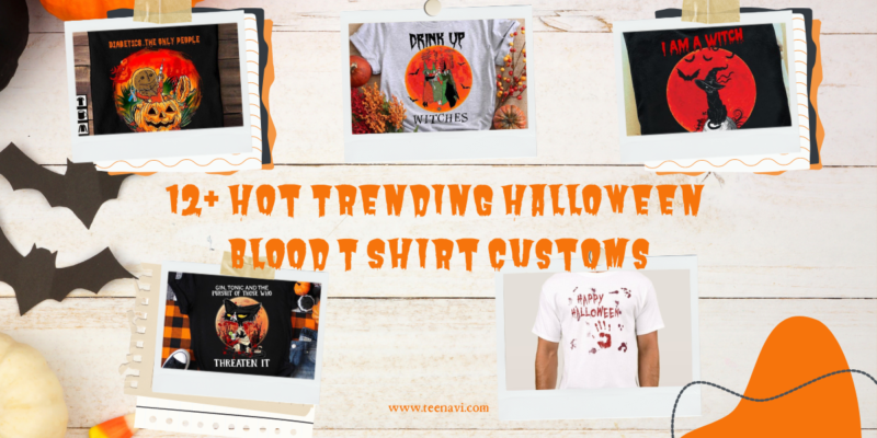 Halloween blood t shirt