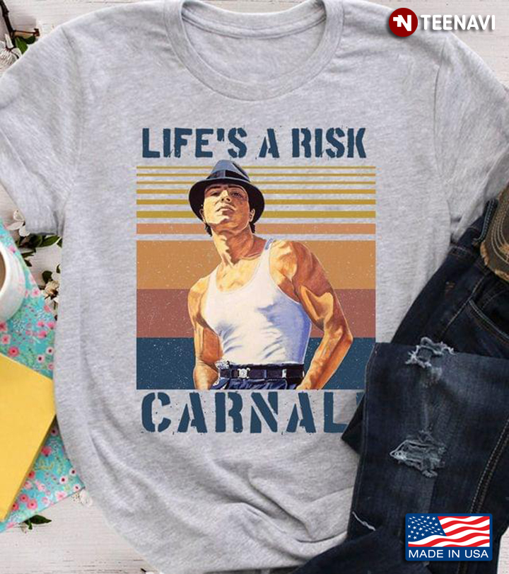 Vintage Blood In Blood Out Paco Shirt, Life's A Risk Carnal