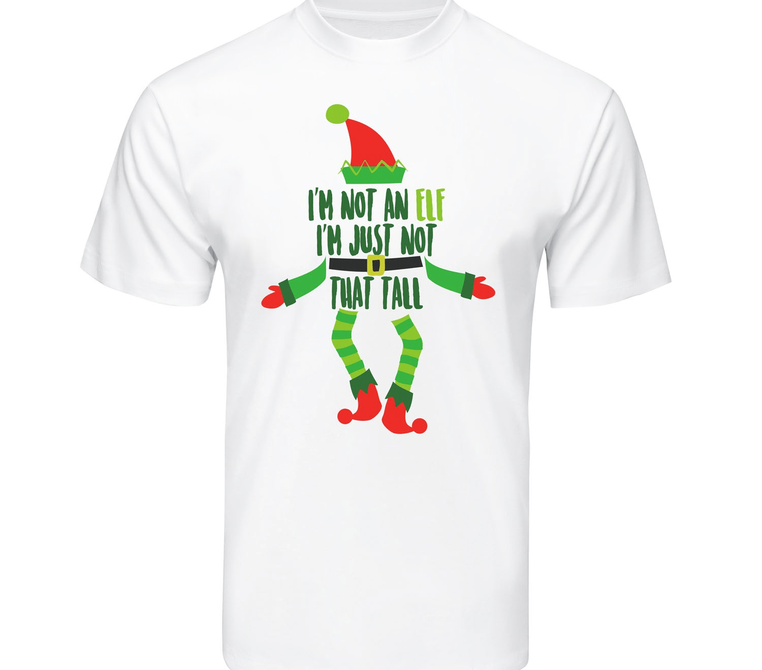 funny Elf christmas t shirt