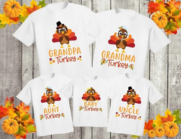 family thanksgiving tshirts