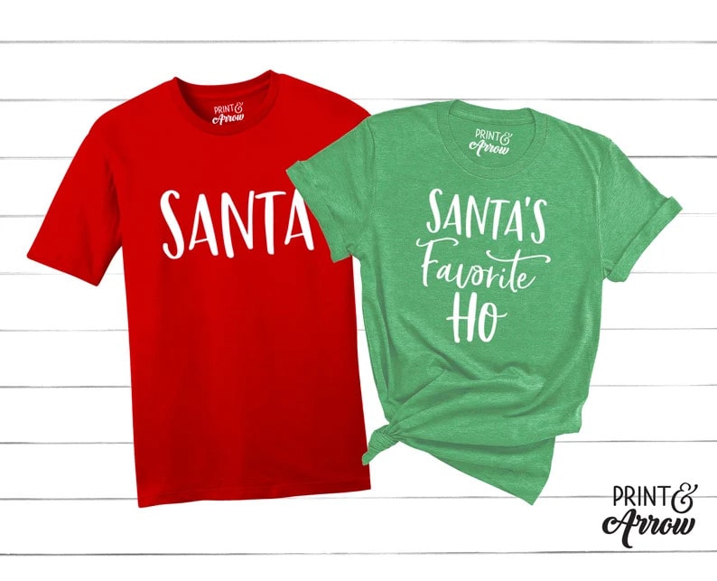 funny christmas t shirts for couples