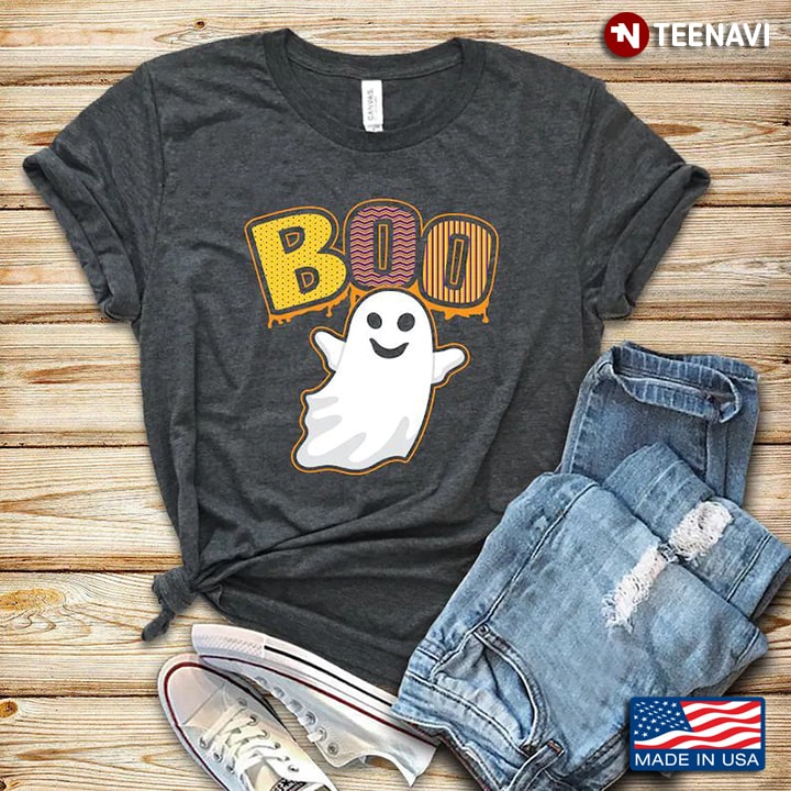ghost halloween t shirt cartoon