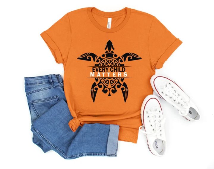 orange urban outfitters t shirt