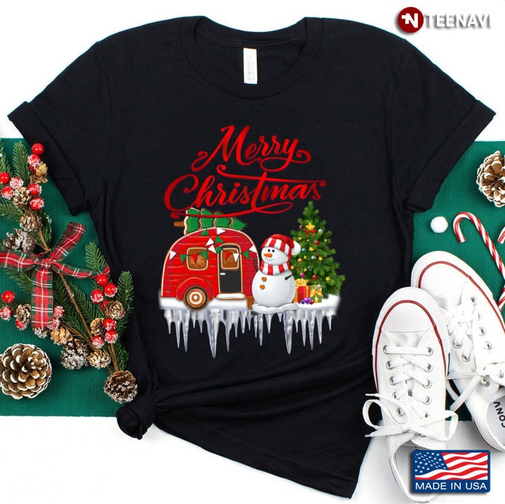 Snowman Merry Christmas t-shirts