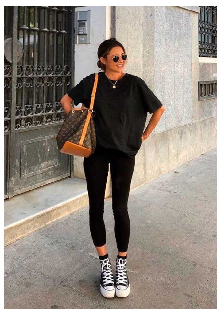 ways to style an oversized t shirt