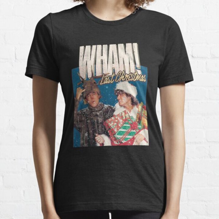 wham last christmas t-shirt women's