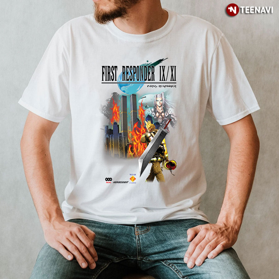 First Responder 911 Final Fantasy Shirt First Responder IXXI - Teewix