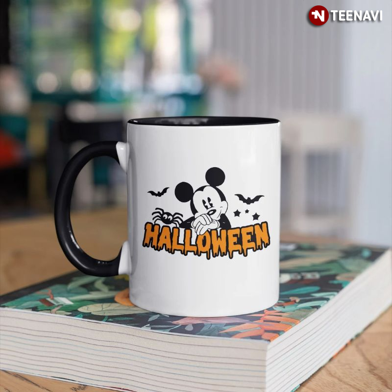 Happy Halloween Mickey Mouse Mug, Disney Halloween Coffee Mug