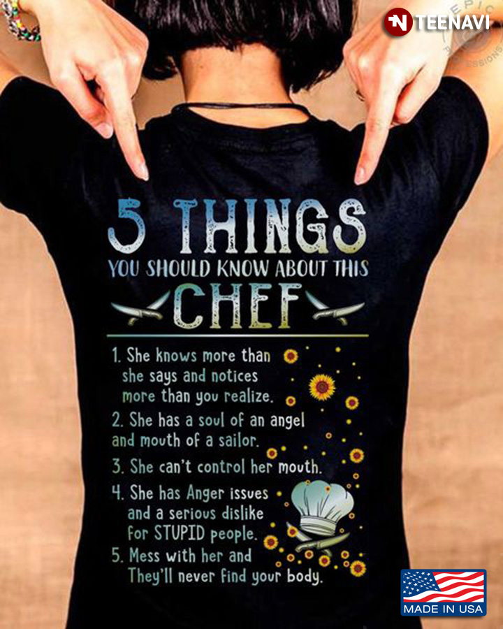 Chef Shirt, 5 Things You Should Know About This Chef