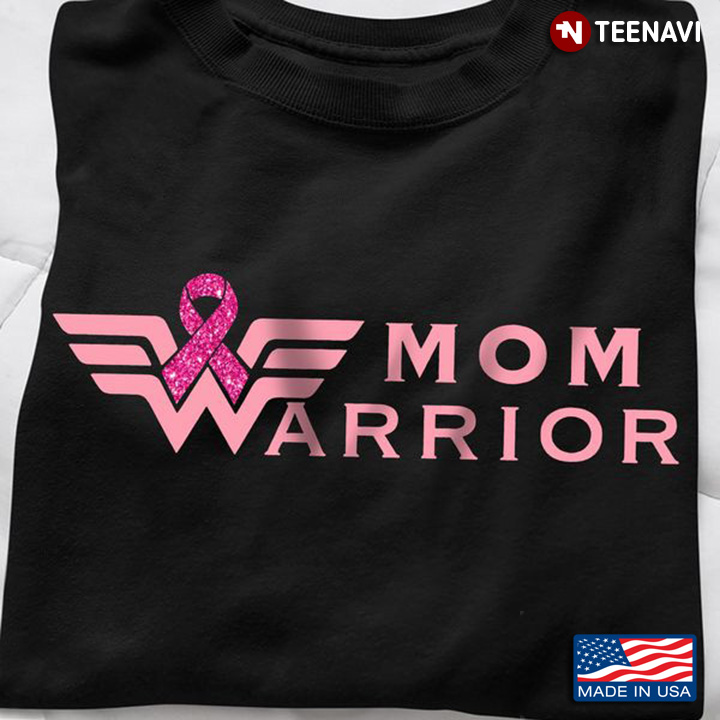 Breast Cancer Mom Shirt, Mom Warrior Breast Cancer Awareness