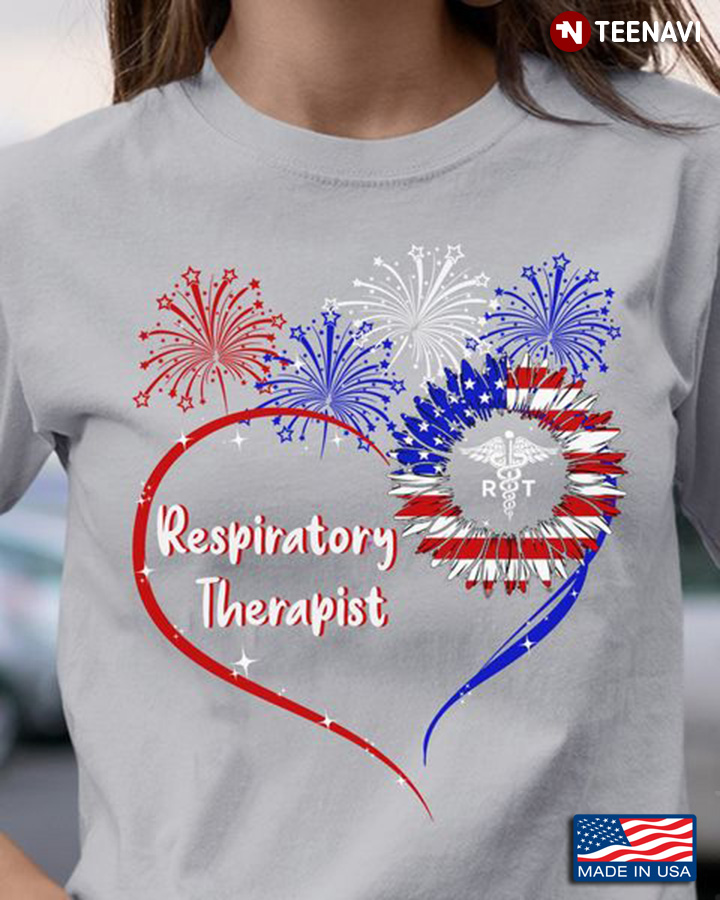 Respiratory Therapist Shirt, Respiratory Therapist Fireworks