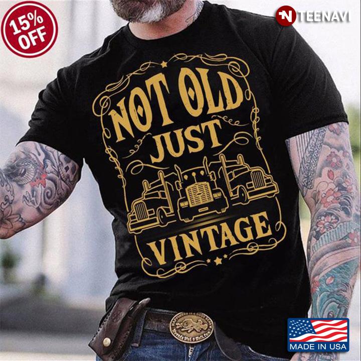 Trucker Shirt, Not Old Just Vintage