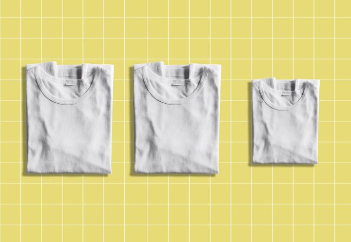 how to make a big t-shirt look smaller