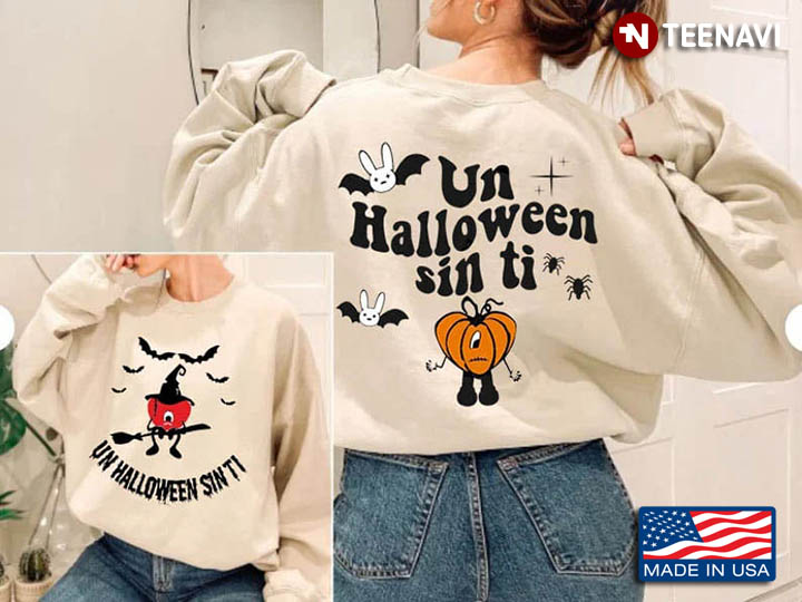 Bad Bunny Halloween Shirt, Un Halloween Sin Ti