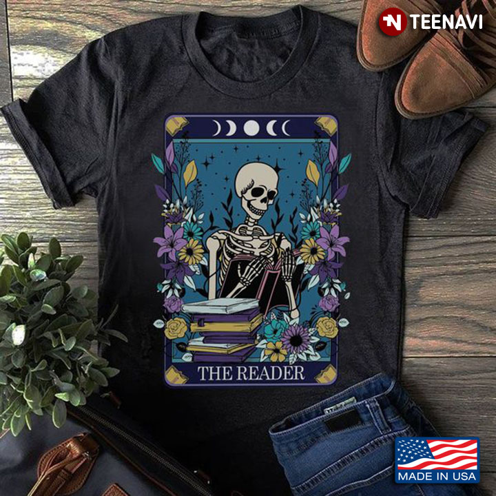 Skeleton Reader Shirt, The Reader