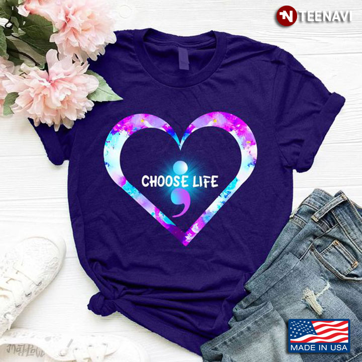 Suicide Prevention Awareness Shirt, Choose Life