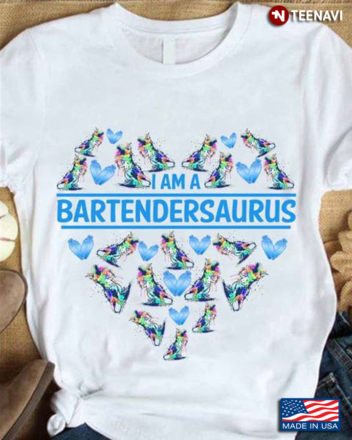 Bartender Shirt, I Am A Bartendersaurus