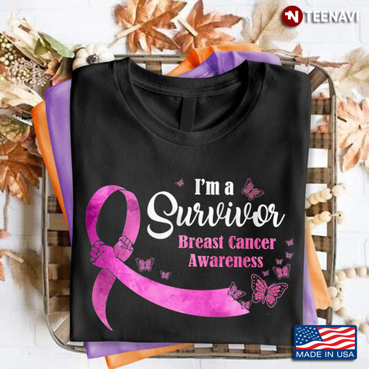 Breast Cancer Shirt, I'm A Survivor Breast Cancer Awareness