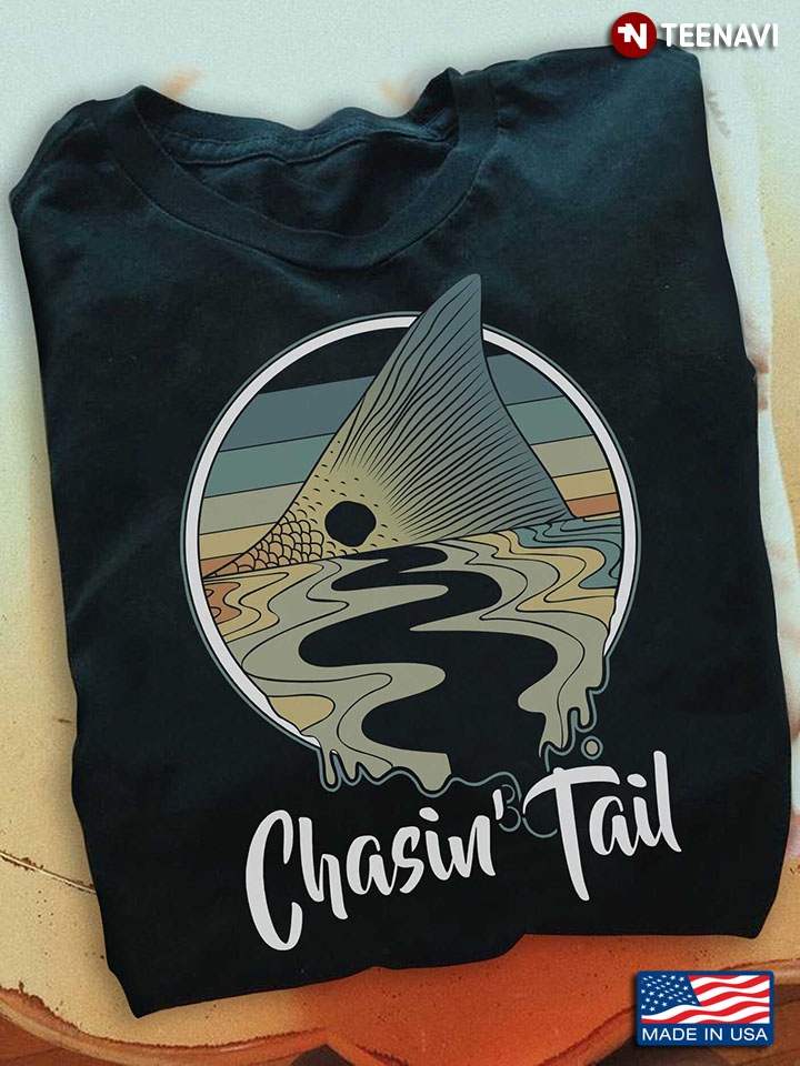 Fishing Lover Shirt, Vintage Chasin' Tail