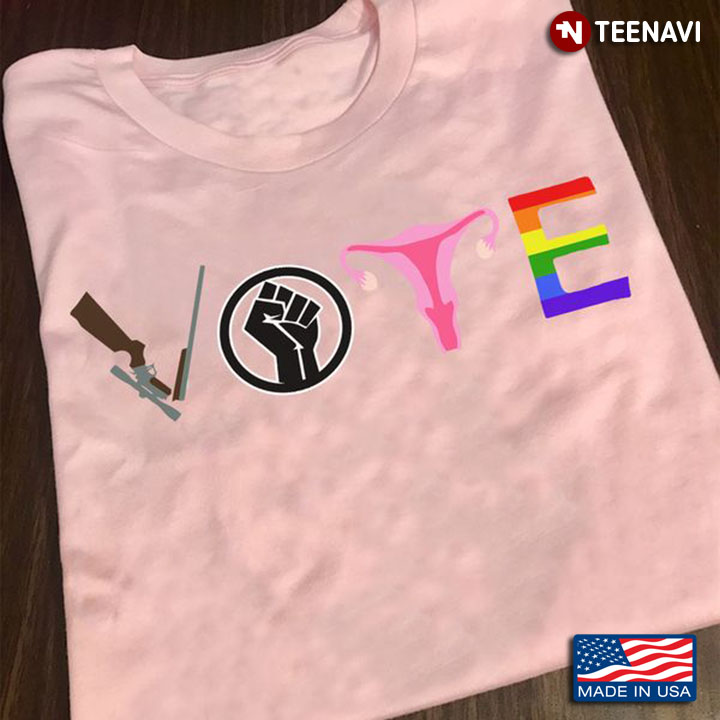 Equality Shirt, Vote Black Pro-choice LGBT
